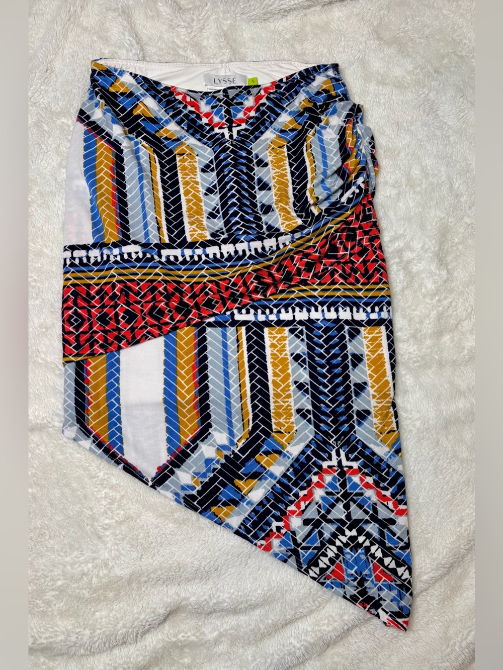 Lysse Geometric Pencil Skirt Bold Aztec Tribal Size S Super Soft material
